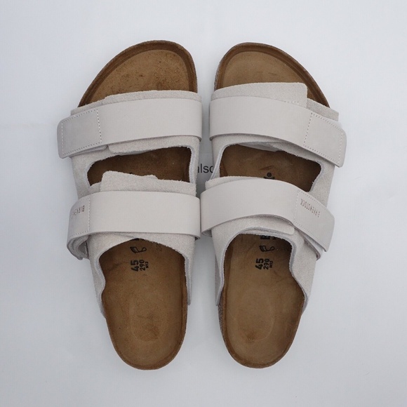 NEW Birkenstock Uji Nubuck Suede Leather Sandal 1024800 White - Picture 7 of 9